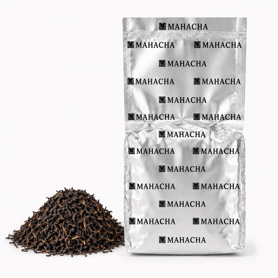 Imperial Ceylon — loose leaf blend beside its sealed refill pouch