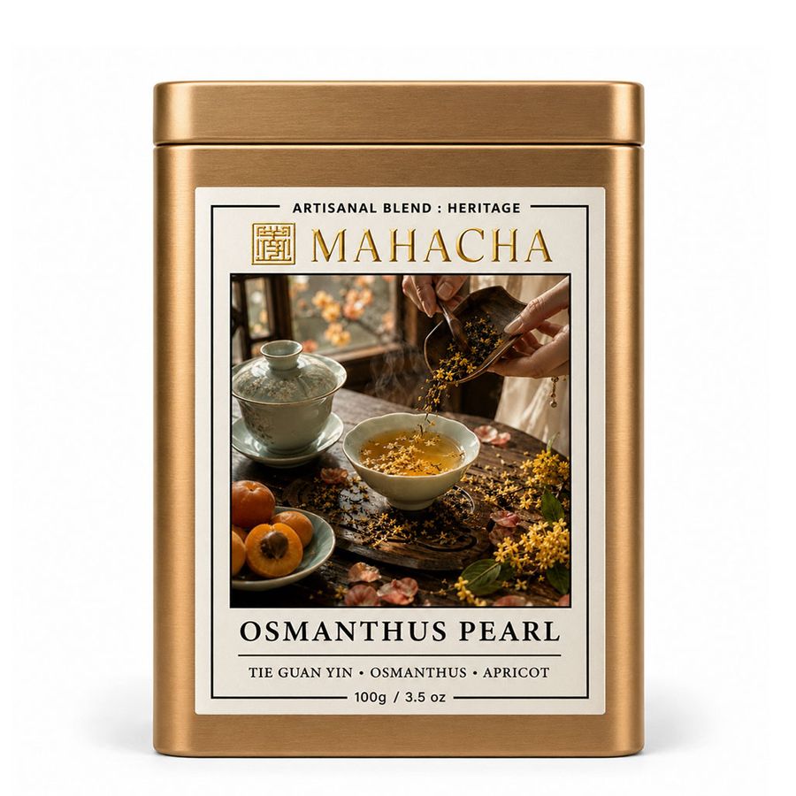 Osmanthus Pearl — 100 g MAHACHA tin
